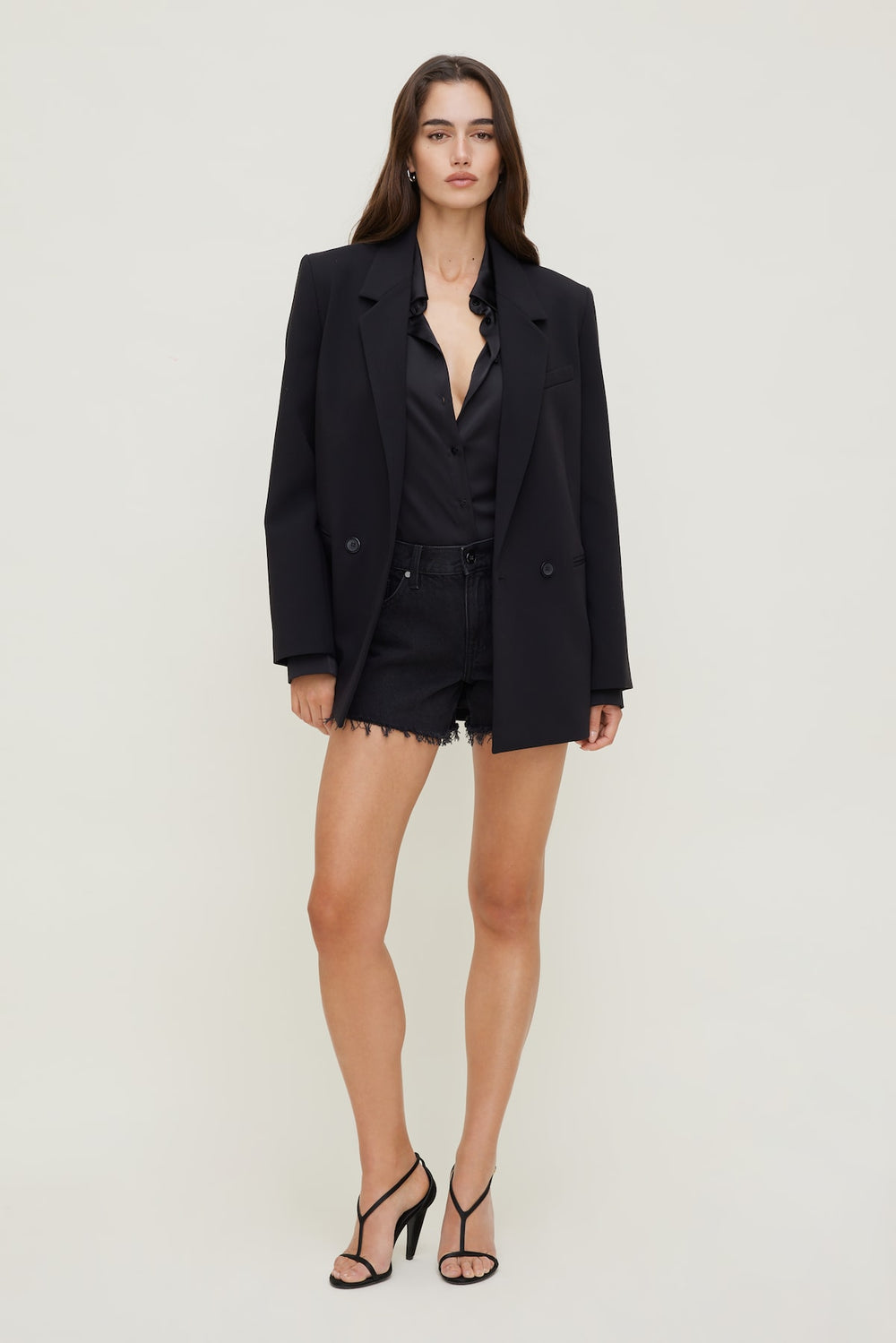 Dynamite Outlet | Noa Oversized Blazer Black