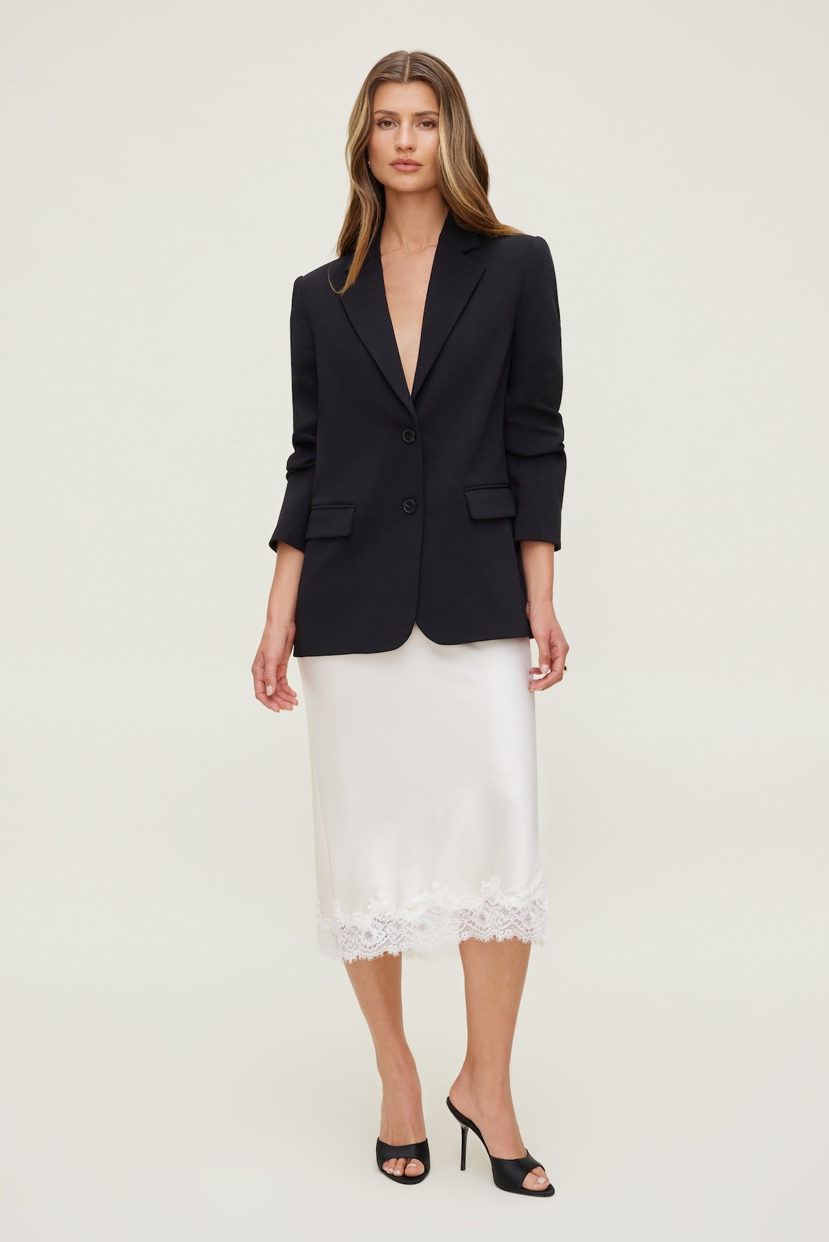 Dynamite On Sale | Airflow Relaxed Blazer Black