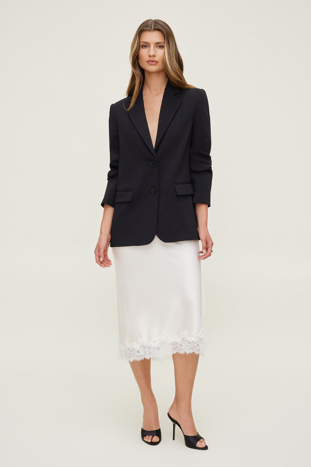 Dynamite On Sale | Airflow Relaxed Blazer Black