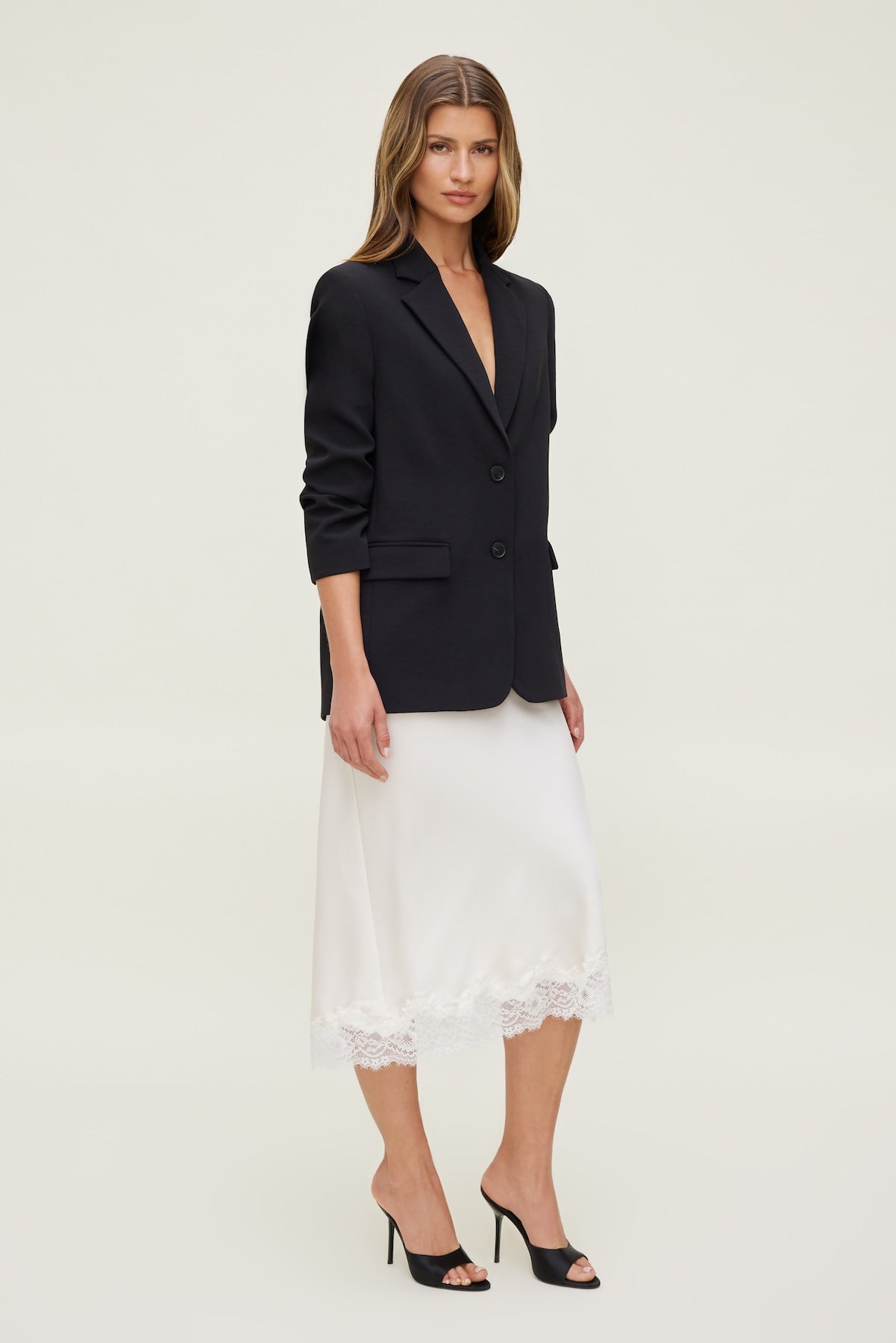 Dynamite On Sale | Airflow Relaxed Blazer Black