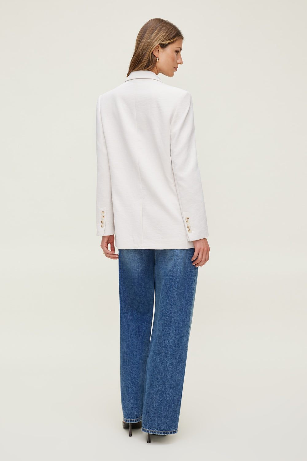 Dynamite Online | Airflow Relaxed Blazer Beige