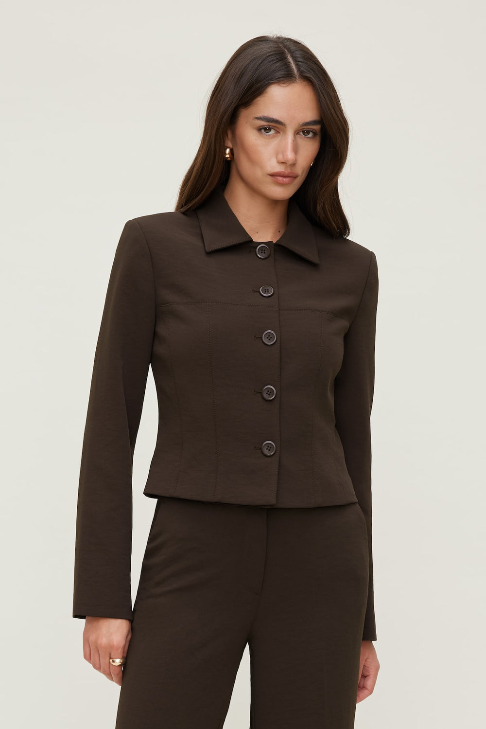 Dynamite Discount | Charlotte Airflow Jacket Brown