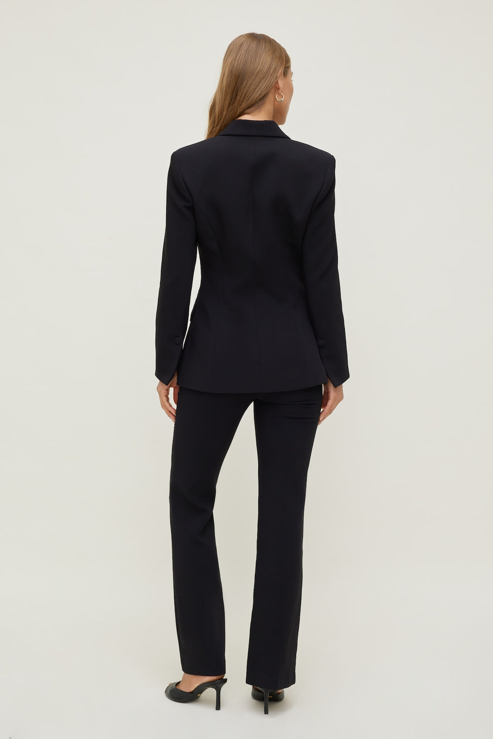 Dynamite Store | Anna Cinched Blazer BLACK