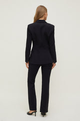 Dynamite Store | Anna Cinched Blazer BLACK