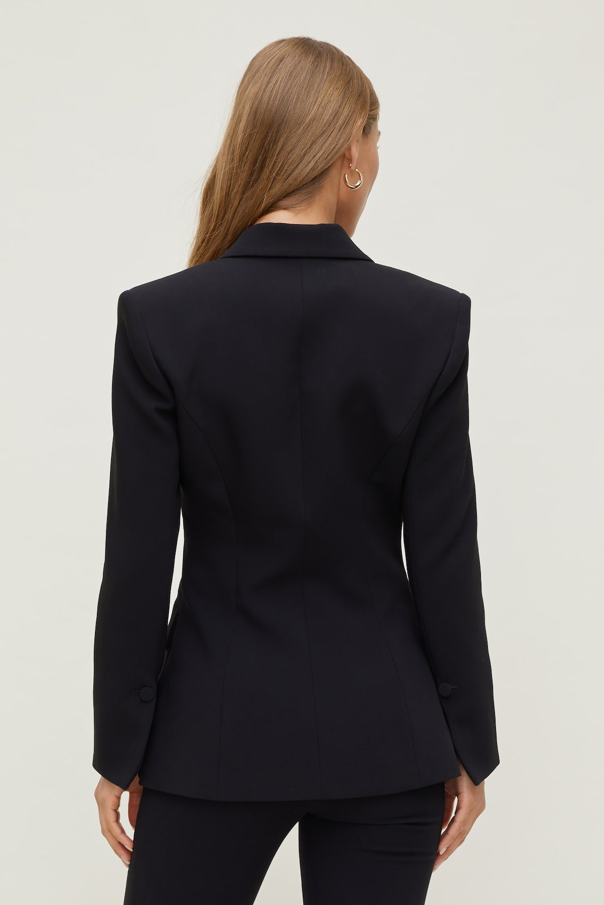 Dynamite Store | Anna Cinched Blazer BLACK