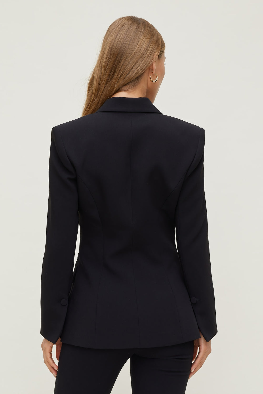 Dynamite Store | Anna Cinched Blazer BLACK