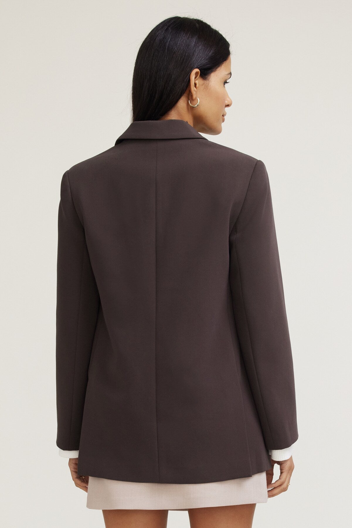 Dynamite Website Shop | Noa Oversized Blazer Brown