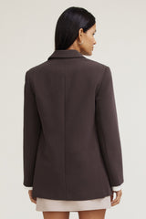 Dynamite Website Shop | Noa Oversized Blazer Brown