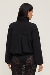 Dynamite On Sale | High Neck Airflow Anorak Black