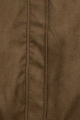 Dynamite Discount | Balloon Faux Suede Jacket Brown
