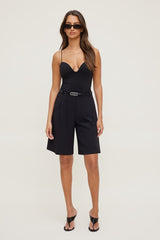 Dynamite On Sale | Sculpt Bustier Bodysuit Black