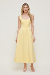 Dynamite Store | Irina Ponte Midi Dress Yellow