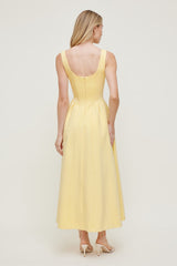 Dynamite Store | Irina Ponte Midi Dress Yellow