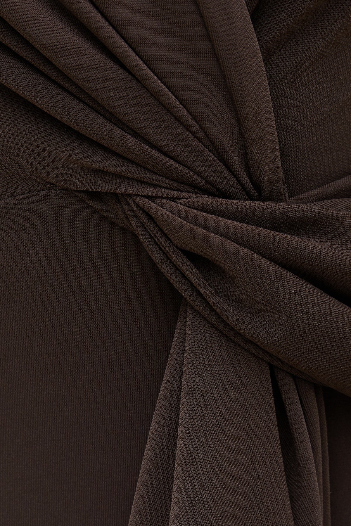 Dynamite US | Front Drape Halter Top Brown