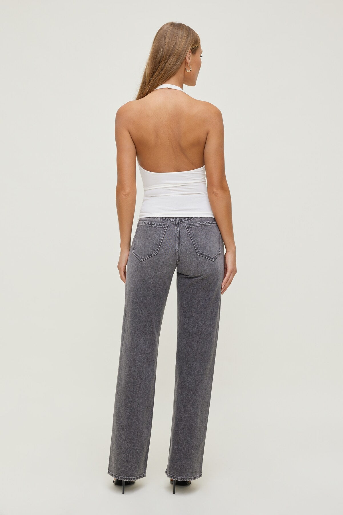 Dynamite On Sale | Front Drape Halter Top White