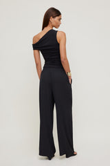 Dynamite Discount | Sculpt Off Shoulder Top Black