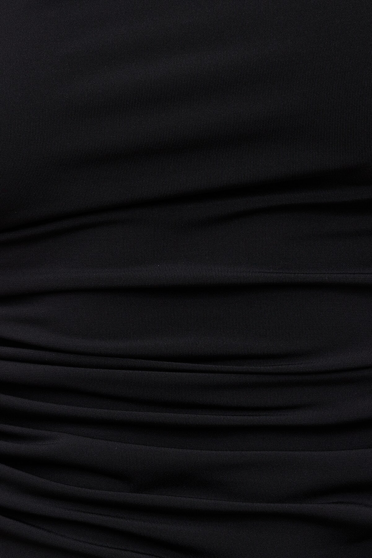 Dynamite Discount | Sculpt Off Shoulder Top Black