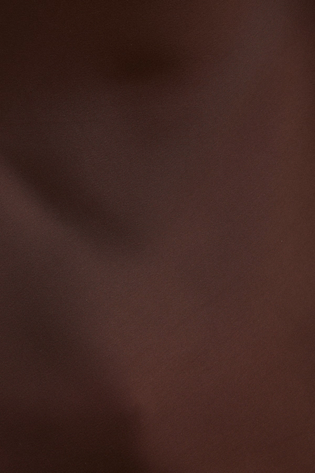 Dynamite Outlet | Asymmetric Satin Halter Blouse Brown