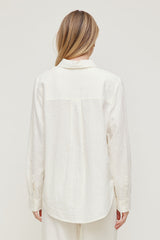 Dynamite Store | Oversized Linen Shirt White
