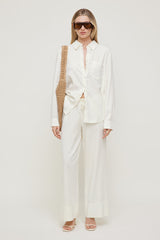 Dynamite Store | Oversized Linen Shirt White