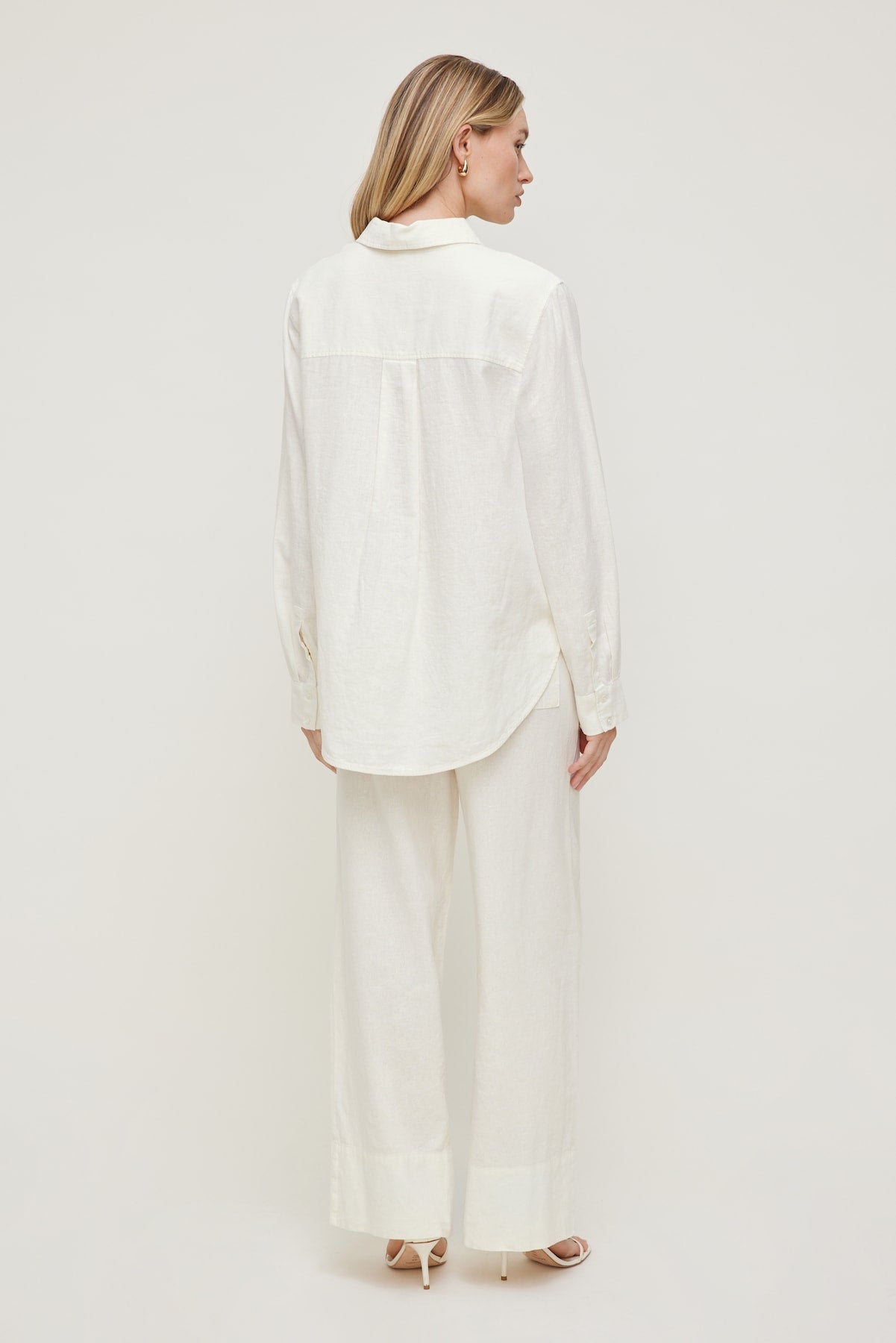 Dynamite Store | Oversized Linen Shirt White
