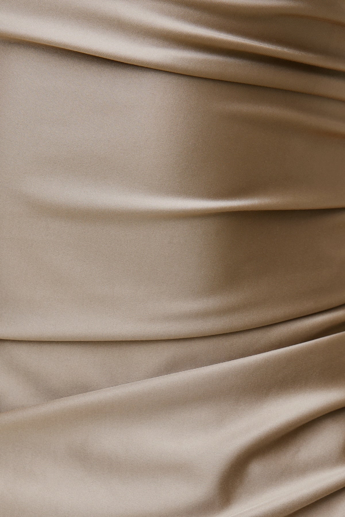 Dynamite On Sale | Jayde Stretch Satin Maxi Dress Beige