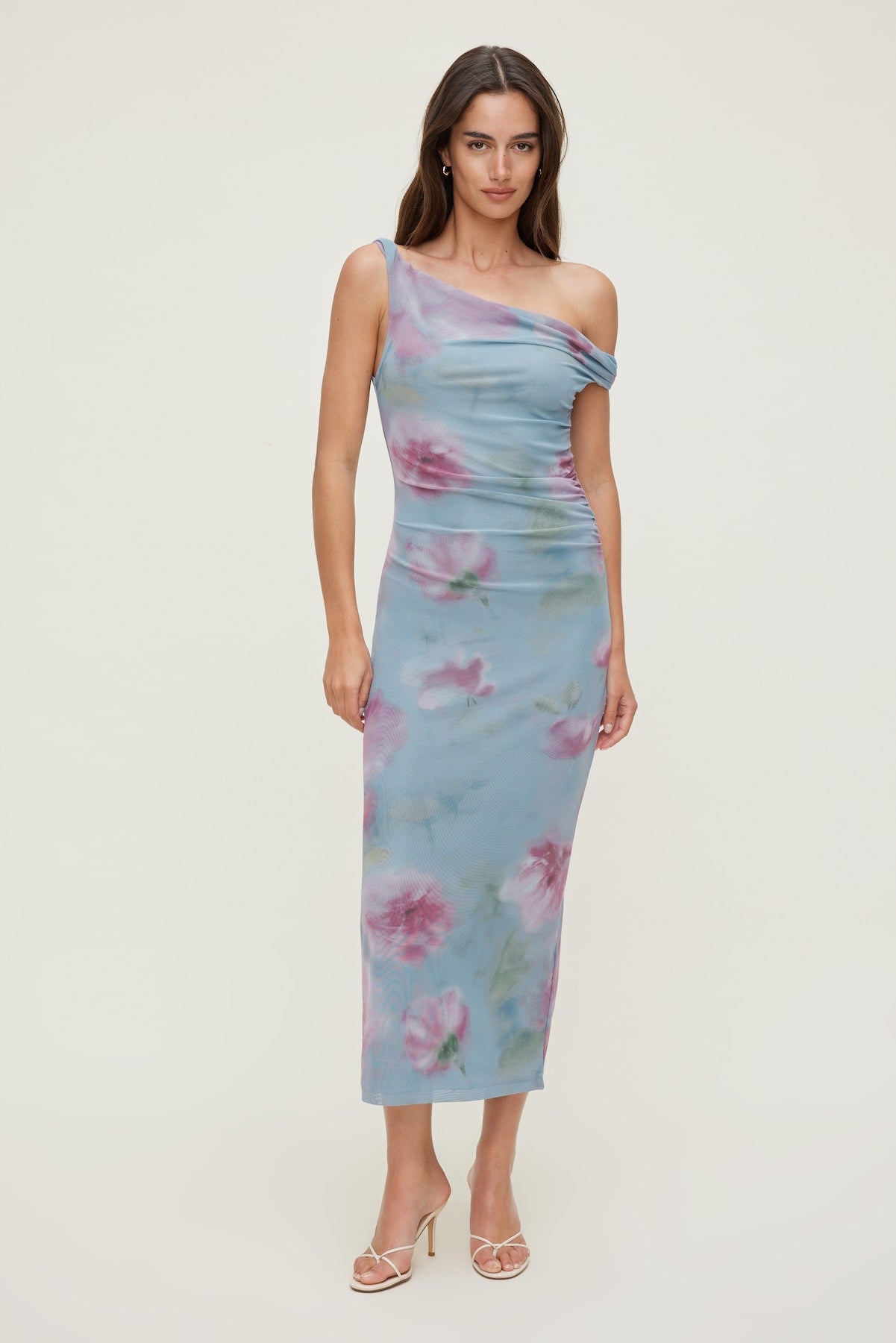 Dynamite Online | Jayde Mesh Maxi Dress Blue