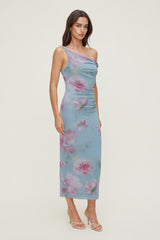 Dynamite Online | Jayde Mesh Maxi Dress Blue