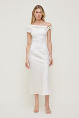 Dynamite Website Shop | Sculpt Buckle Detail Top White