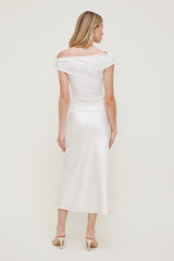 Dynamite Website Shop | Sculpt Buckle Detail Top White