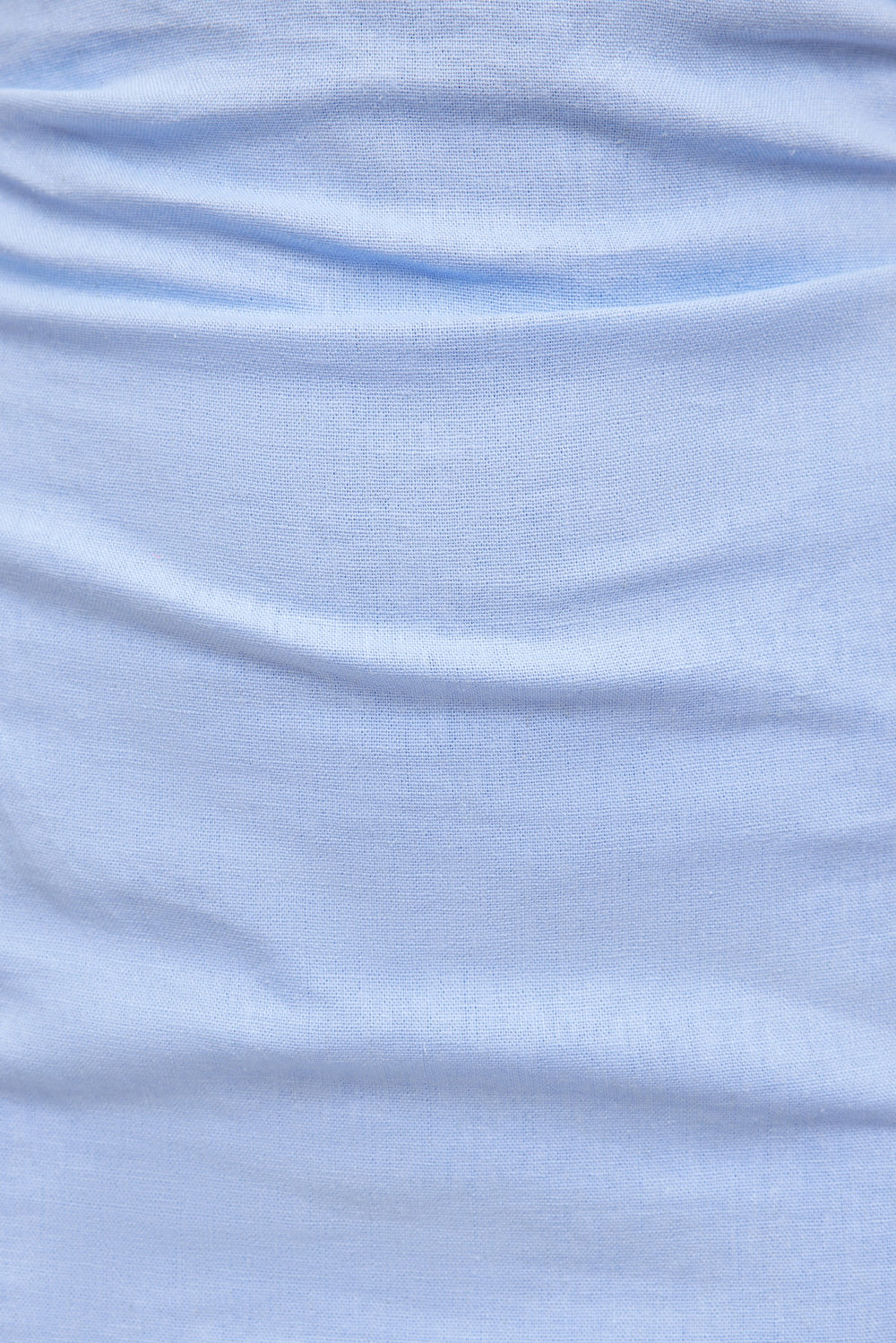 Dynamite Outlets | Linen Off Shoulder Mini Dress Blue