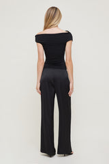 Dynamite Discount | Sculpt Buckle Detail Top Black