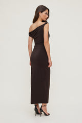 Dynamite Store | Jayde Sculpt Maxi Dress Brown