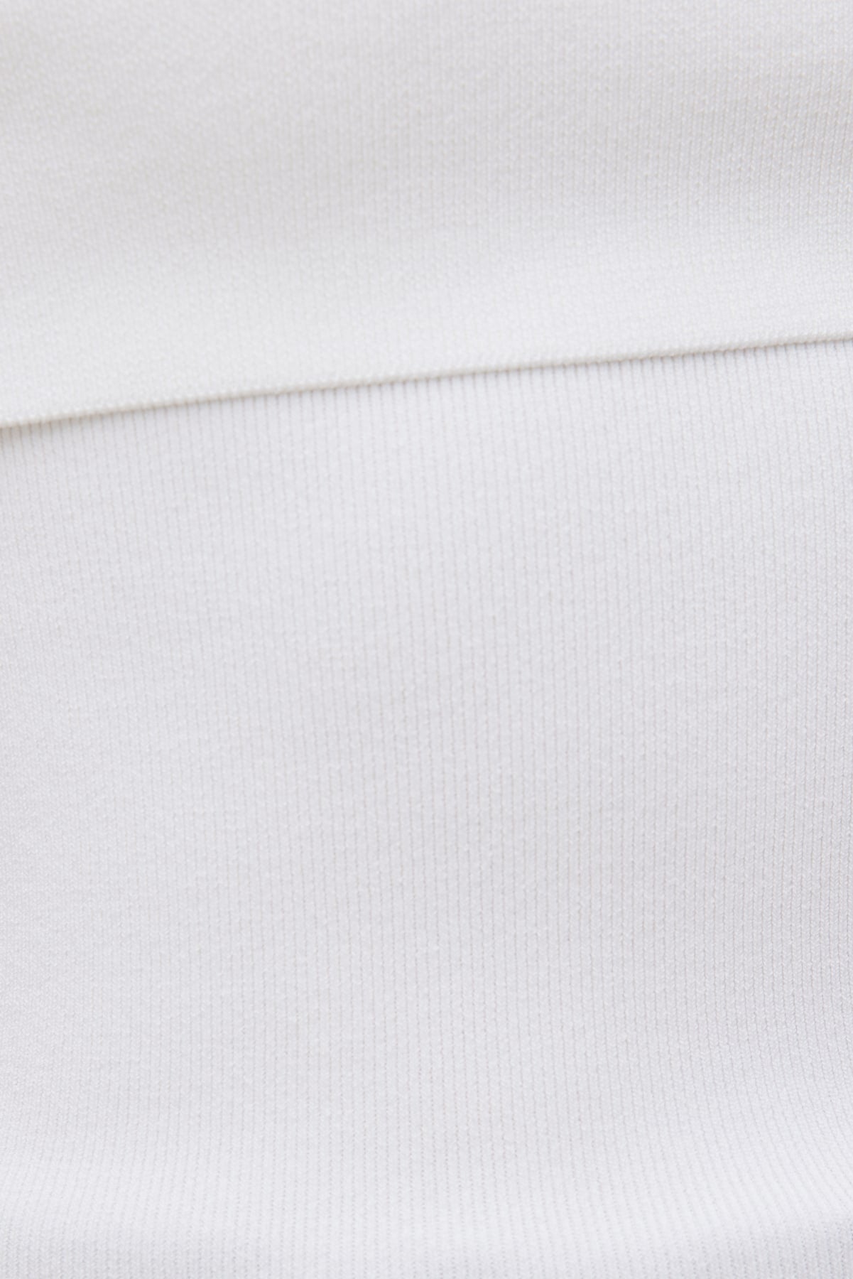 Dynamite Outlets | Rib Knit Off Shoulder Sweater White