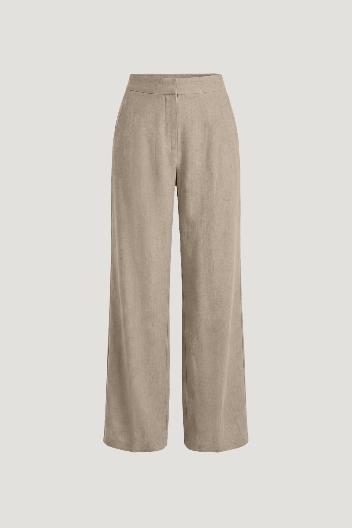 Dynamite US | Yasmin Linen Straight Leg Pants Beige