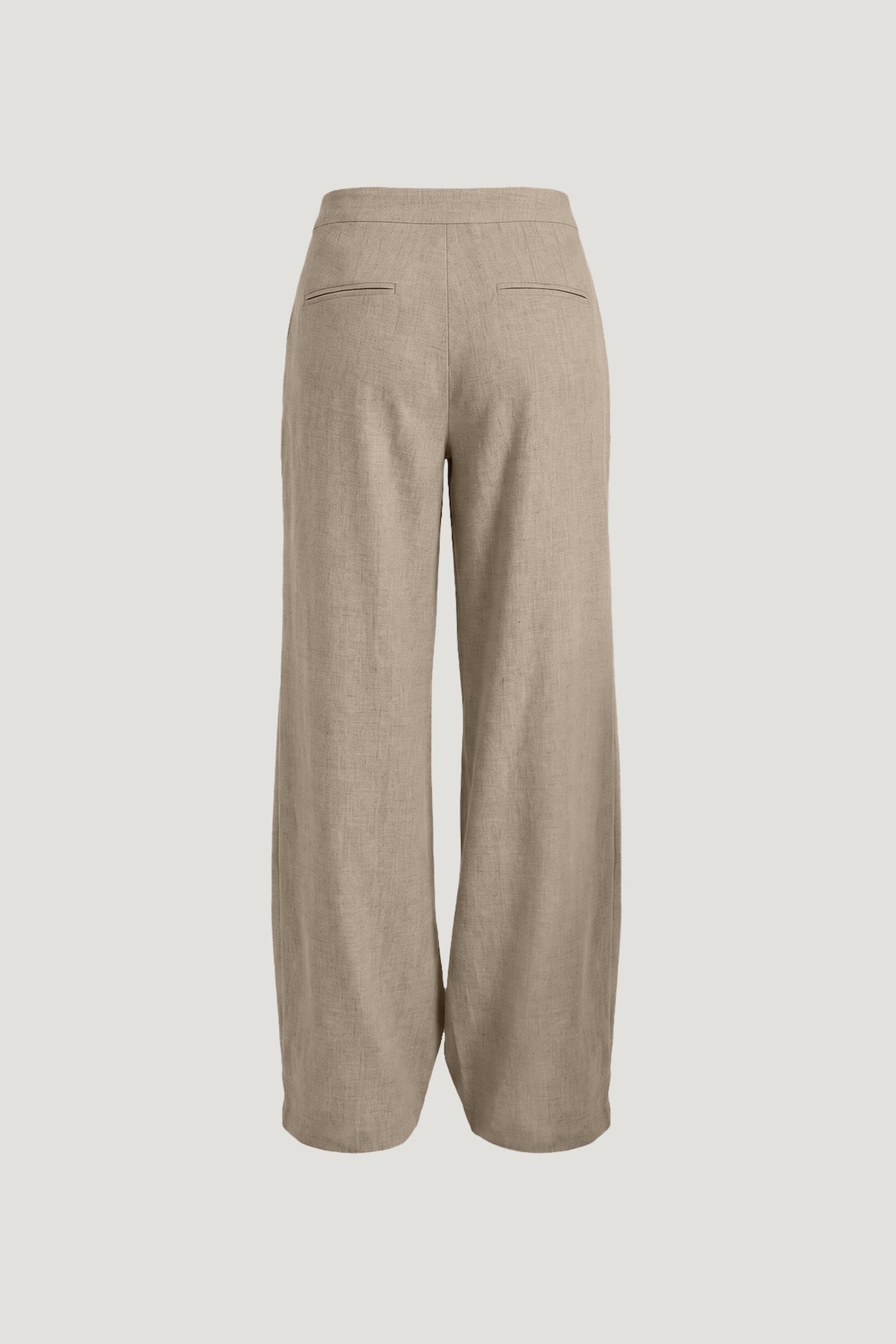 Dynamite US | Yasmin Linen Straight Leg Pants Beige