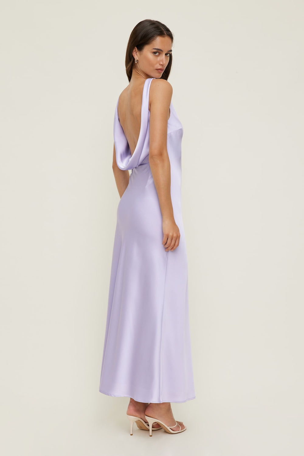 Dynamite Outlet | Nora Satin Maxi Slip Dress PURPLE