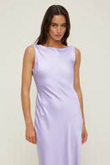 Dynamite Outlet | Nora Satin Maxi Slip Dress PURPLE