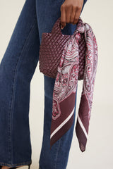 Dynamite Online | Satin Feel Scarf Red