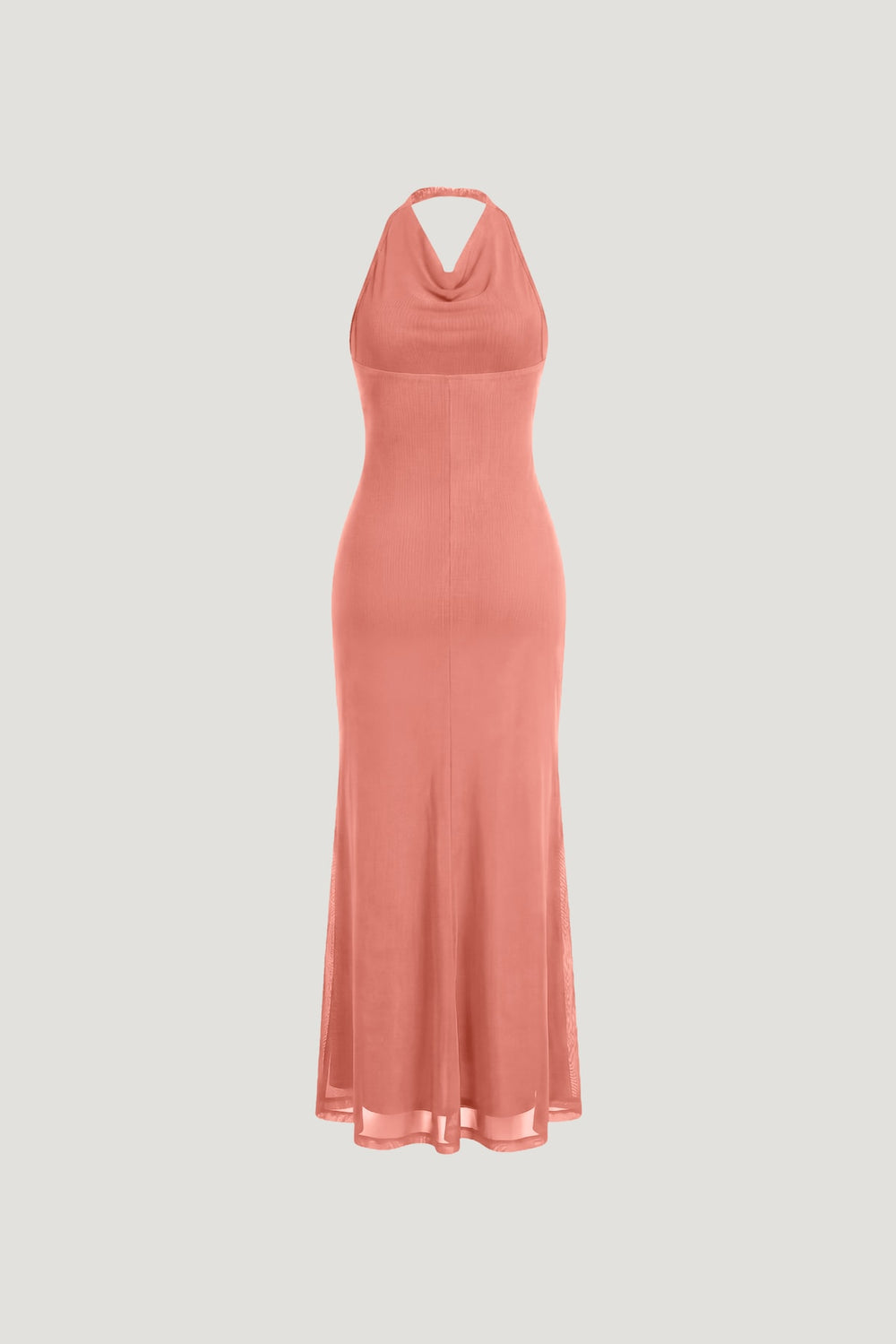 Dynamite Website Shop | Scarlet Draped Mesh Maxi Dress Pink