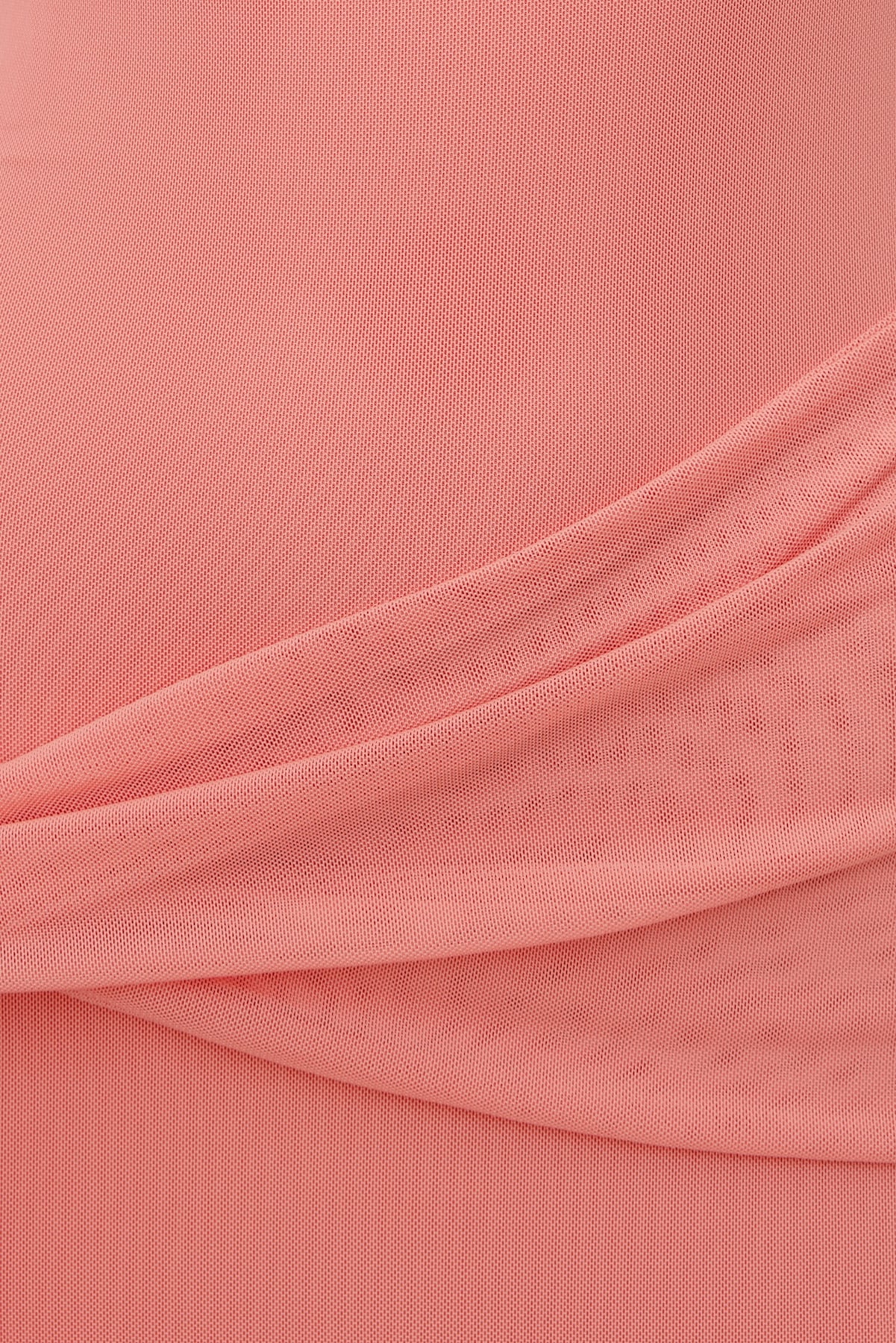 Dynamite Website Shop | Scarlet Draped Mesh Maxi Dress Pink