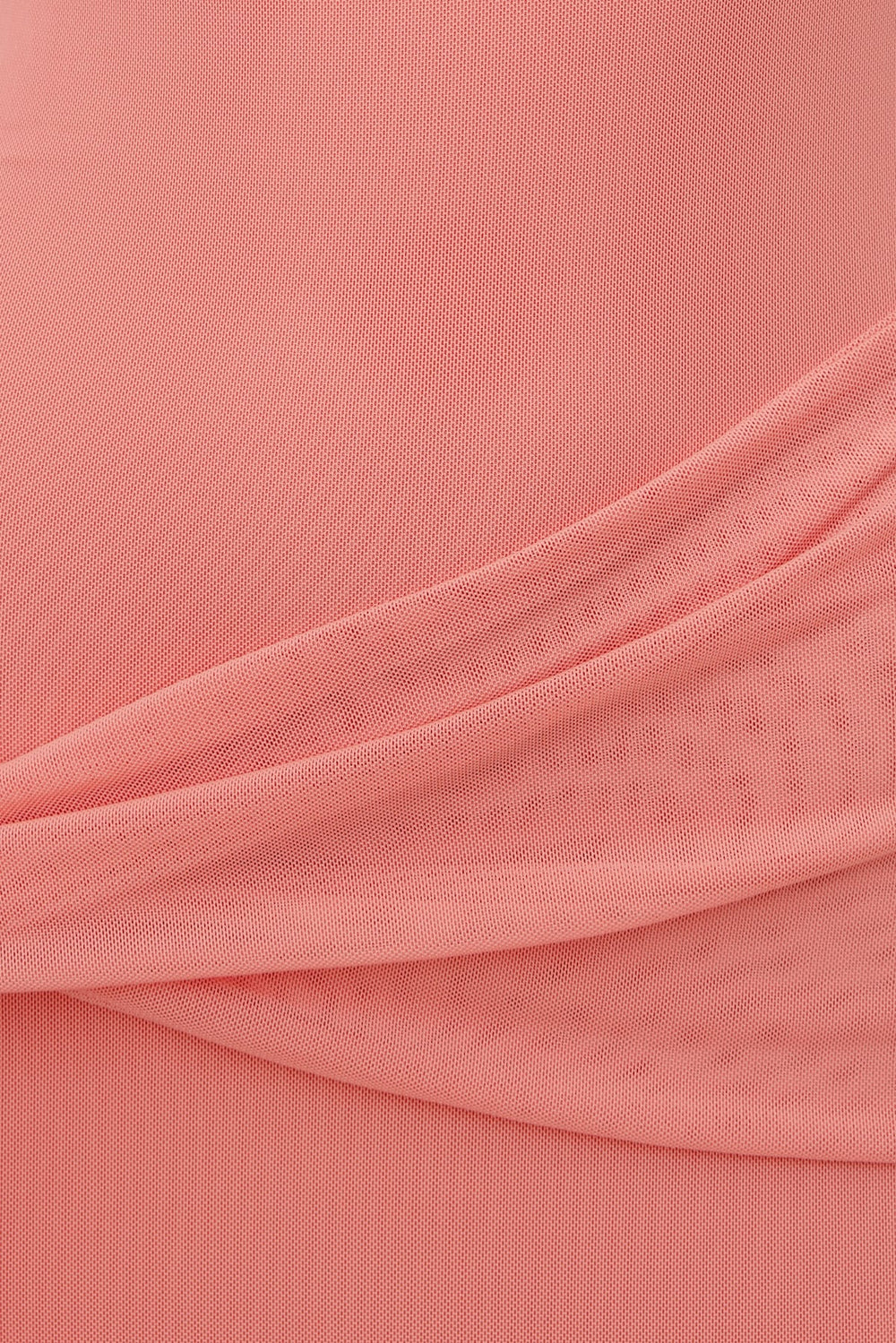 Dynamite Website Shop | Scarlet Draped Mesh Maxi Dress Pink