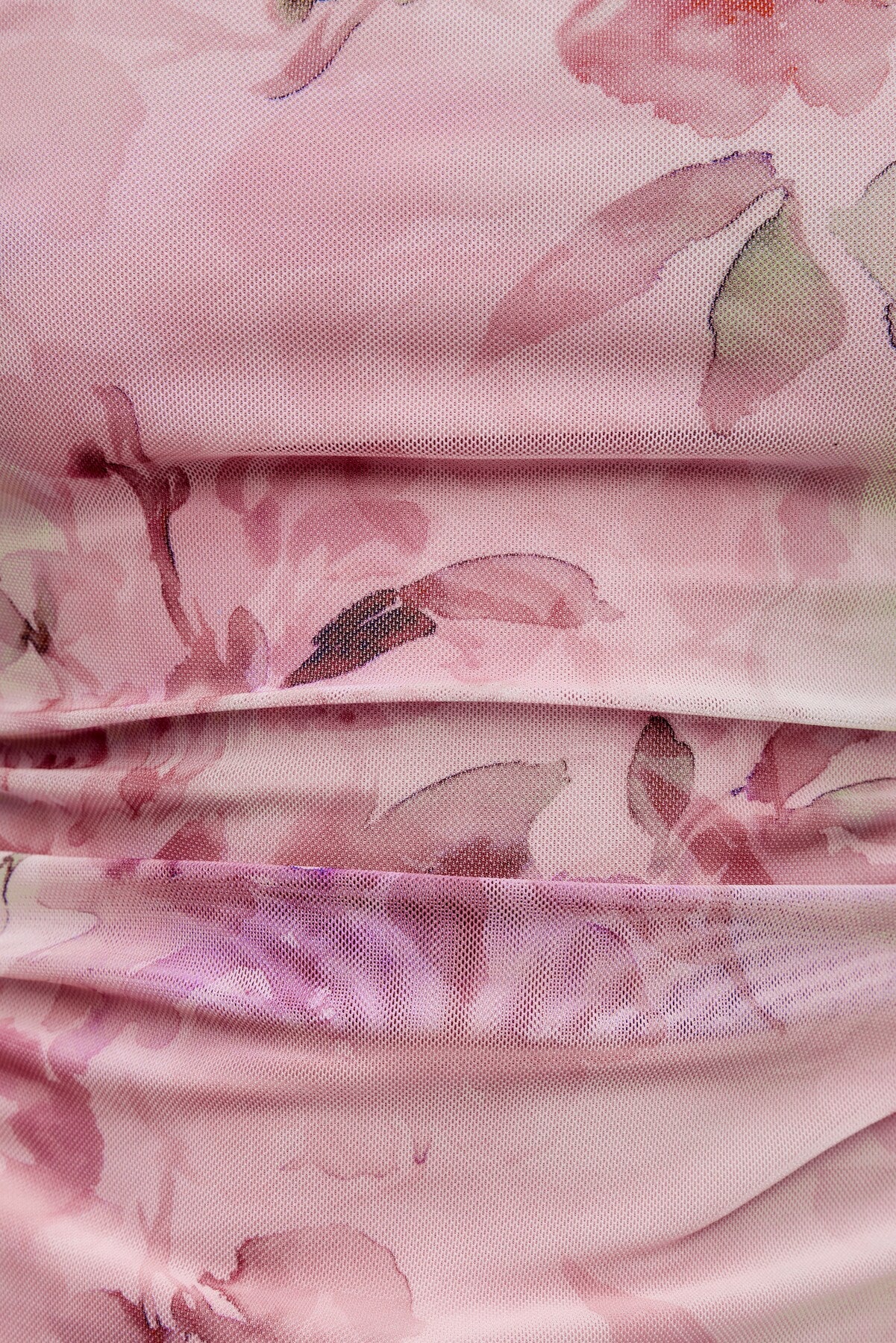 Dynamite Outlet | Stella Long Sleeve Mesh Top Pink