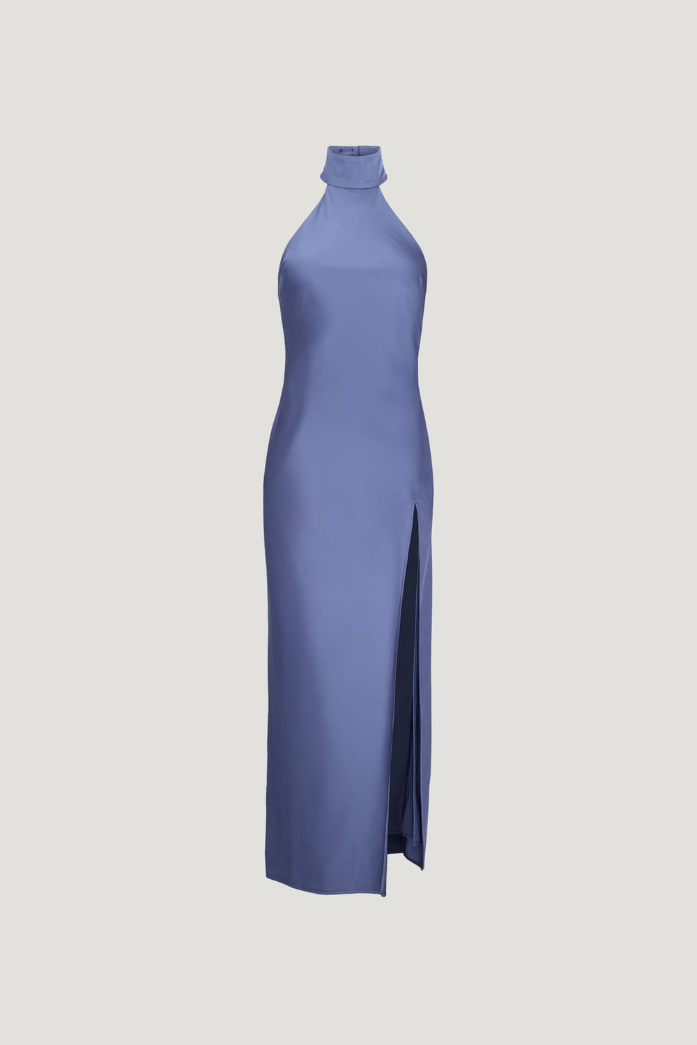 Dynamite Online | Satin Halter Maxi Dress Blue