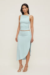 Dynamite Store | Sculpt Metal Detail Top Blue
