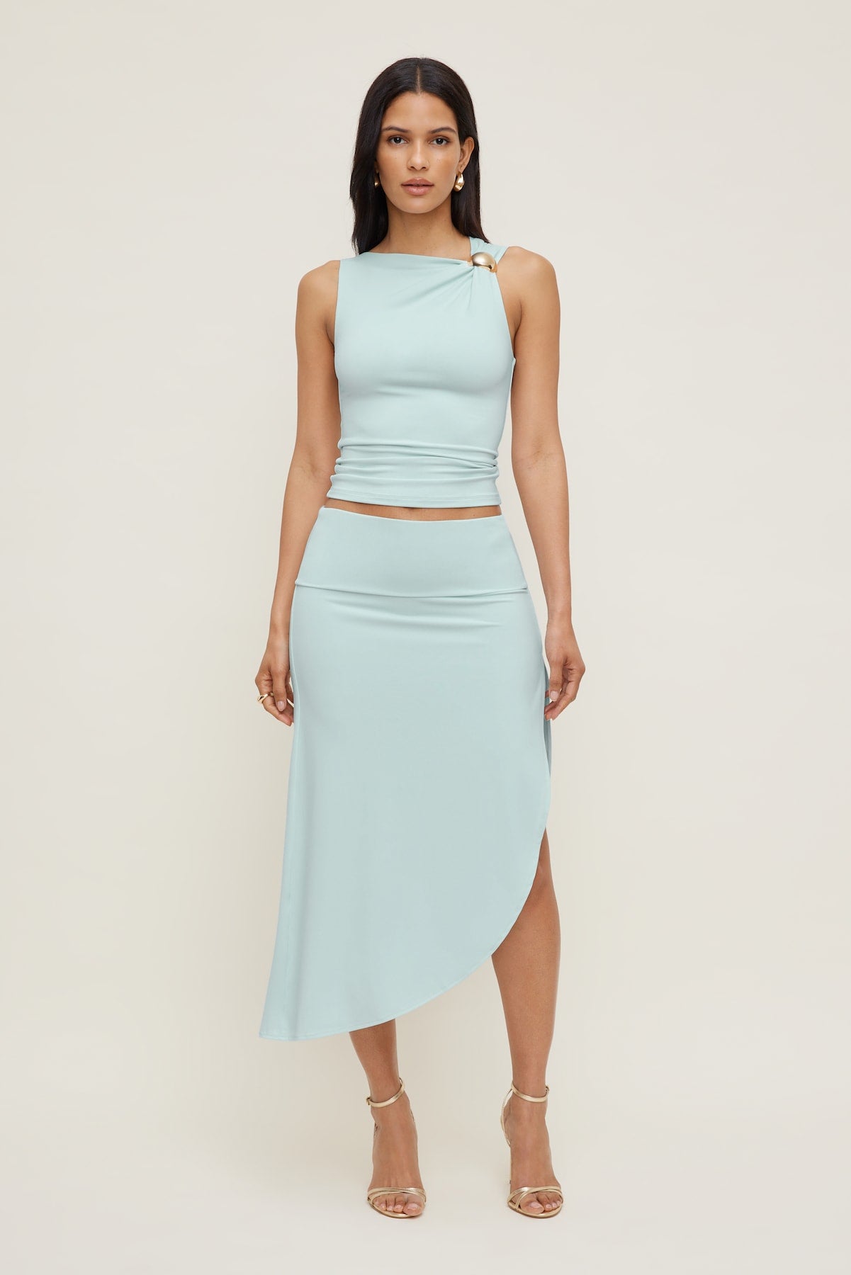 Dynamite Store | Sculpt Metal Detail Top Blue