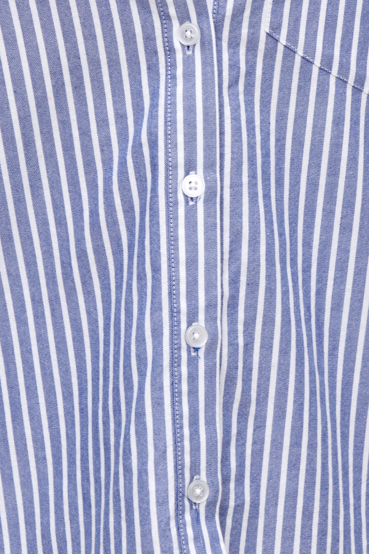 Dynamite Website Shop | Striped Poplin Shirt Blue