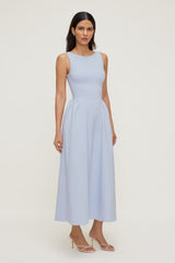 Dynamite Outlets | Iris Ponte Midi Dress Blue