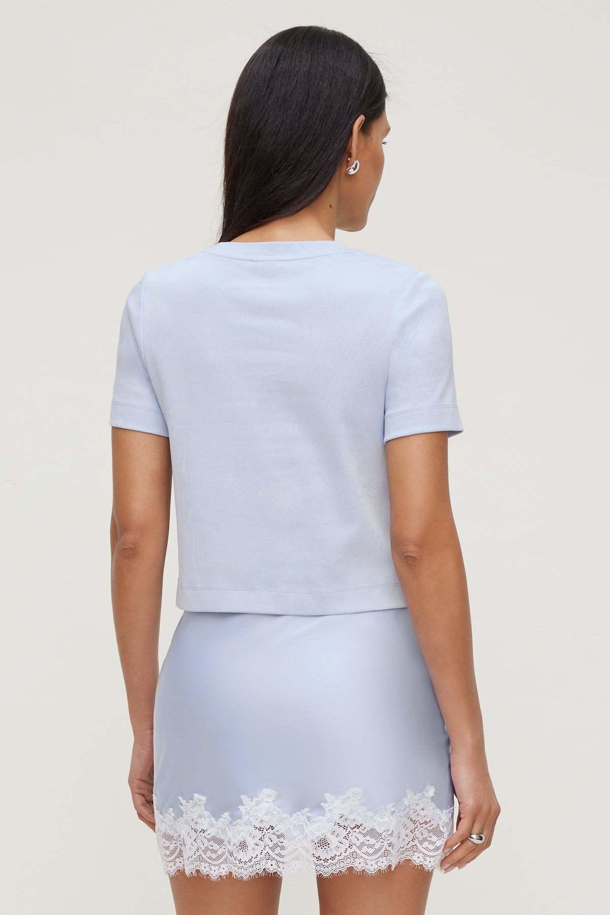 Dynamite On Sale | Everyday Cotton T Shirt Blue