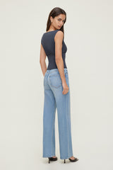 Dynamite Online | Sculpt Cinched Waist Top Blue